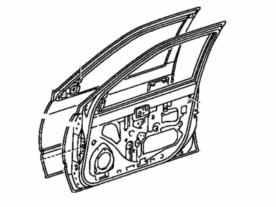 Toyota 67001-AA020 Panel Sub-Assembly, Front Door, Passenger Side