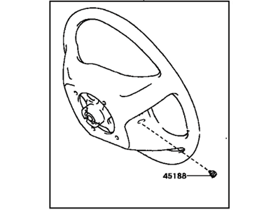 Toyota 45100-06150-B0 Wheel Assembly, Steering