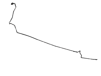 Toyota 47322-33020 Tube,  Rear Brake,  NO.2