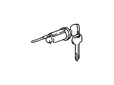 Toyota 69057-41010 Cylinder & Key Set, Ignition Switch Lock