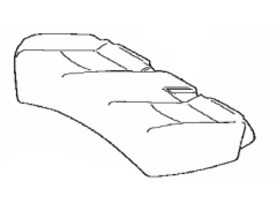 Toyota 71075-42810-A3 Cover,  Rear Seat Cushion (For Bench Type)