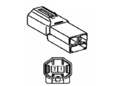 Toyota 90980-11159 Housing, Connector Male