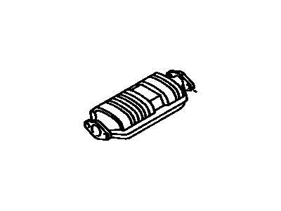 1987 Toyota Corolla Catalytic Converter - 18450-16250