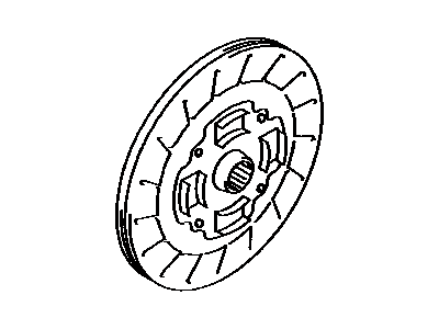 Toyota 31250-12201 Disc Assy,  Clutch