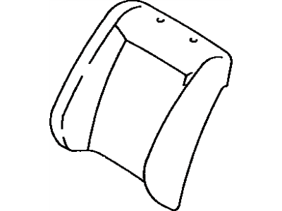 Toyota 71074-1E390-02 Cover, Front Seat Back, Driver Side(For Separate Type)