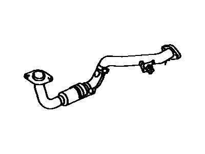 Toyota 17410-16680 Front Pipe