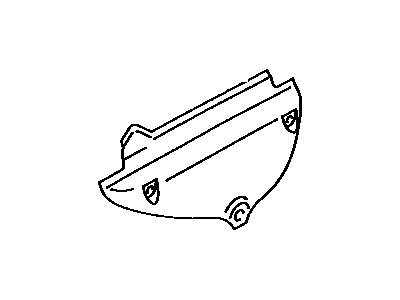 Toyota MR2 Exhaust Heat Shield - 17168-16040