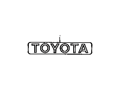 Toyota 75311-1A560 Nameplate