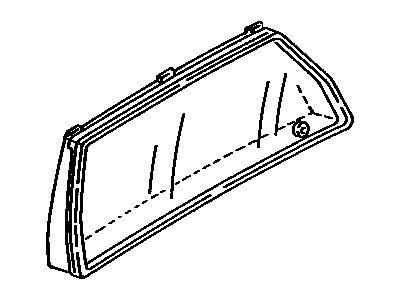 Toyota 83138-16630 Cluster Lens