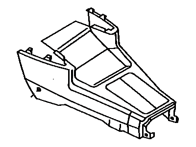 Toyota Corolla Center Console Base - 58811-12420-02