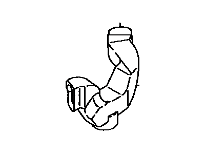 1990 Toyota Corolla Air Intake Coupling - 17882-16130