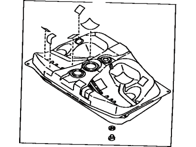 Toyota Corolla Fuel Tank - 77001-19515
