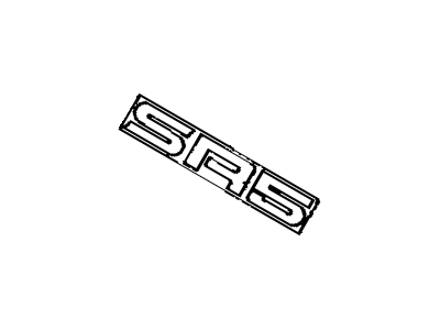 Toyota 75443-1A160-03 Nameplate