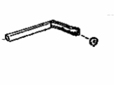 Toyota 73014-12070-02 Plate Sub-Assembly, Front Seat Belt Anchor, Driver Side