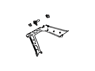 Toyota 62472-12430-03 Upper Quarter Trim