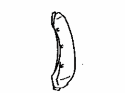 Toyota 52591-12070 Bumper Cover Seal