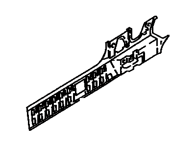 Toyota 61423-12020 Reinforcement,  Rocker Panel,  NO.3 RH