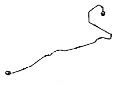 Toyota 47326-0C020 Tube,  Rear Brake,  NO.6