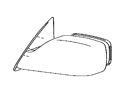Toyota 87910-AC050-A0 Mirror Assy,  Outer Rear View,  RH