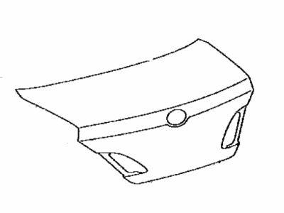 Toyota 64401-07080 Panel Sub-Assy,  Luggage Compartment Door