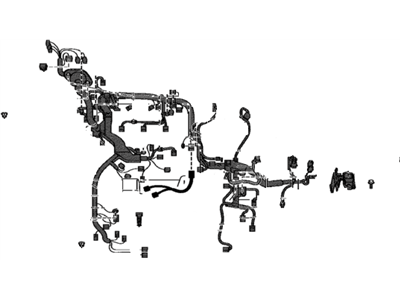 Toyota 82121-07190 Wire,  Engine