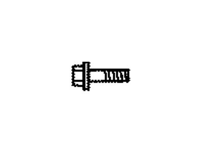 Toyota 90105-A0393 Bolt(For Transaxle Case & Engine Setting)