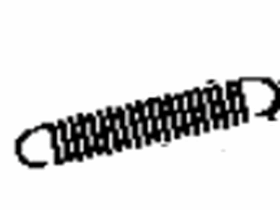 Toyota 90506-A0007 Spring,  Tension(For Hood Lock)