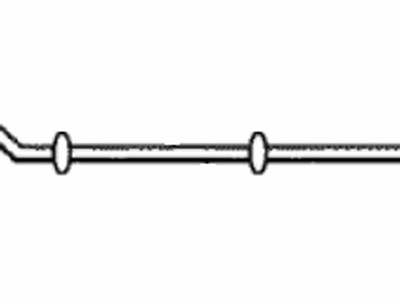 Toyota 47322-07060 Tube,  Rear Brake,  NO.2