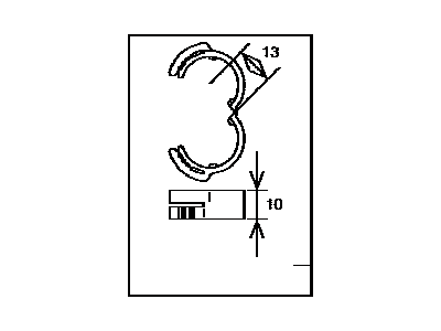 Toyota 82711-AA060 Clamp, Wiring Harness
