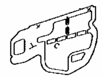 Toyota 67841-AC020 Cover, Rear Door Service Hole, Passenger Side