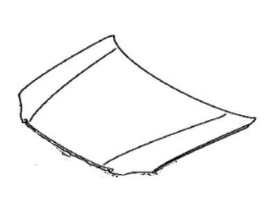 Toyota 53301-07040 Hood Sub-Assy