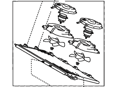 Toyota 88460-42040 Condenser Assembly, Cooler