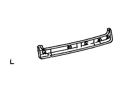 Toyota 67765-42030-B0 Cover,  Back Door Trim,  Upper