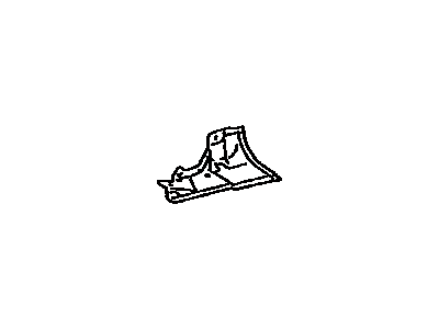 Toyota 58315-42030 Extension, Rear Floor Pan, Passenger Side