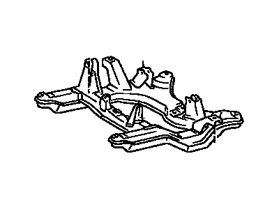 Toyota 51201-42030 Crossmember Sub-Assembly, Front Suspension