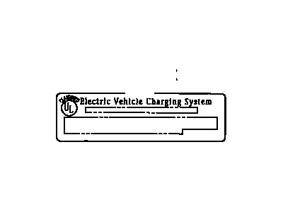 Toyota G9288-42010 Label, Battery Charging Notice