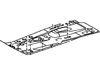 Toyota 58112-42011 Pan,  Front Floor,  LH