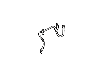 Toyota 90947-02E27 Hose,  Flexible,  NO.2(For Front)