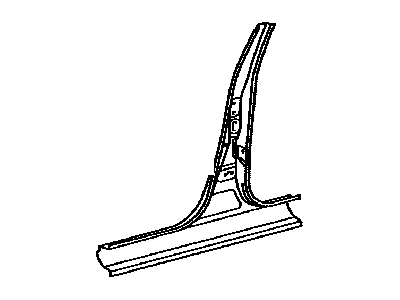 Toyota 61311-42020 Pillar,  Center Body,  Outer RH