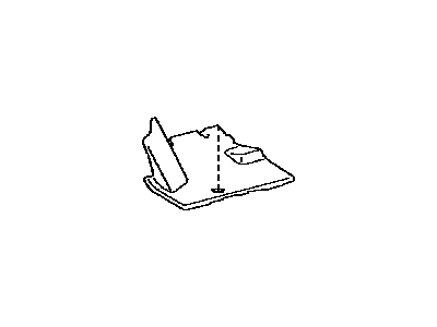 Toyota 55216-42070 Pad, Dash Panel Insulator