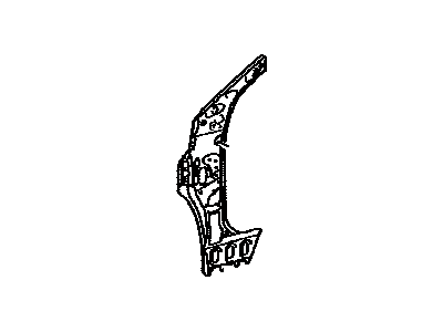 Toyota 61023-42110 Pillar, Front Body, Upper Inner Passenger Side
