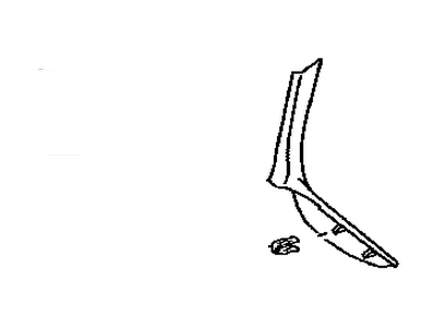 Toyota 58834-42010 Garnish,  Console Upper Panel,  NO.2