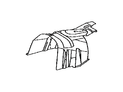 Toyota 58151-42030 Insulator, Floor Heat, Front