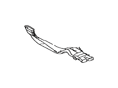Toyota 87202-42010 Duct, Air, Rear