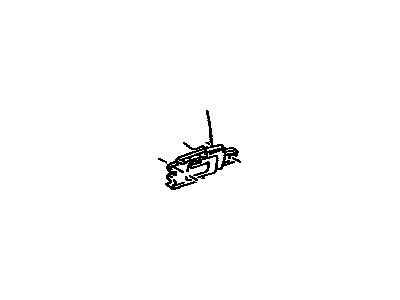 Toyota 72053-42020 Lever Sub-Assy,  Reclining Remote Control,  RH