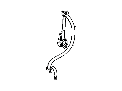 Toyota 73360-42270-E0 Belt Assy,  Rear NO.1 Seat,  Outer RH