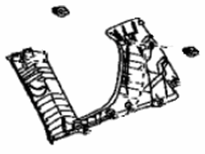 Toyota 62470-42090-A0 Garnish Assy,  Roof Side,  Inner RH