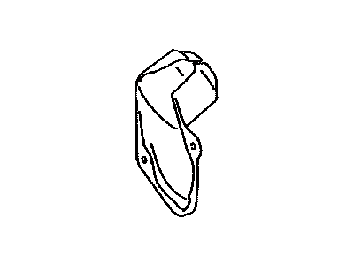 Toyota 45259-42020 Sheet,  Column Hole Cover Silencer