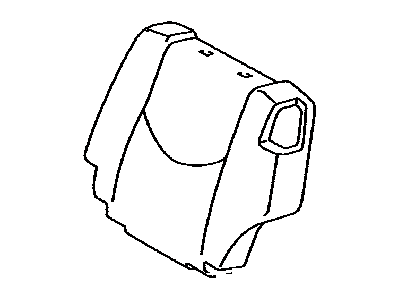 Toyota 71078-42330-B0 Cover, Rear Seat Back, Driver Side(For Separate Type)
