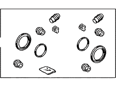 Toyota 04479-42070 Cylinder Kit,  Disc Brake,  Rear